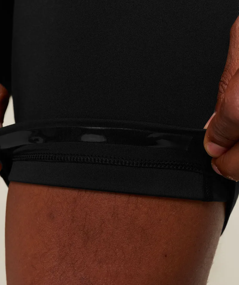Gymshark Running Elite 7 Pocket Half Tights - Black