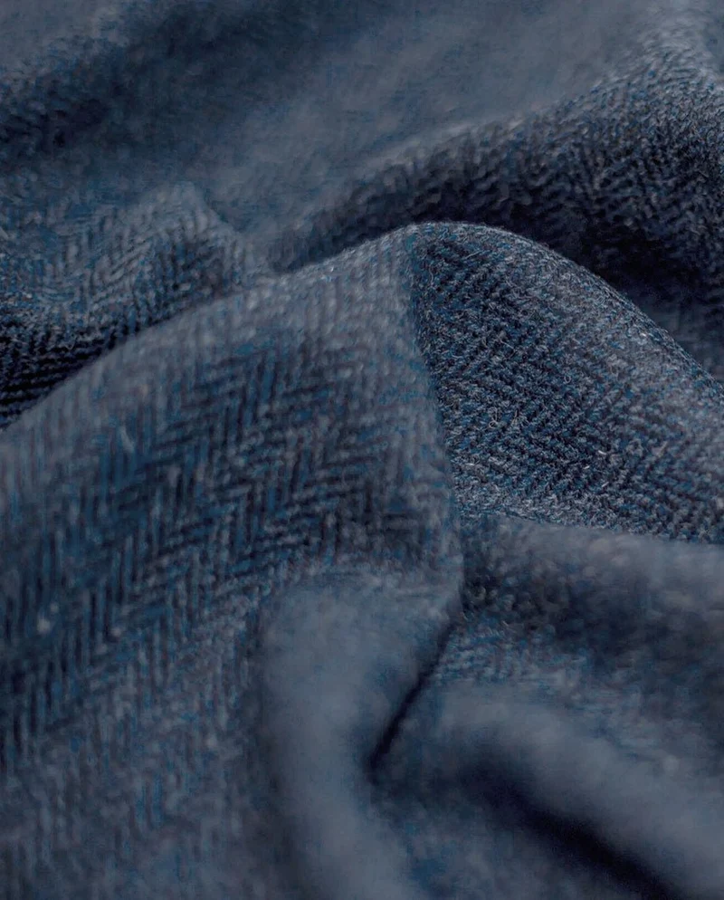 Harris Tweed Sakko "London" in blue herringbone