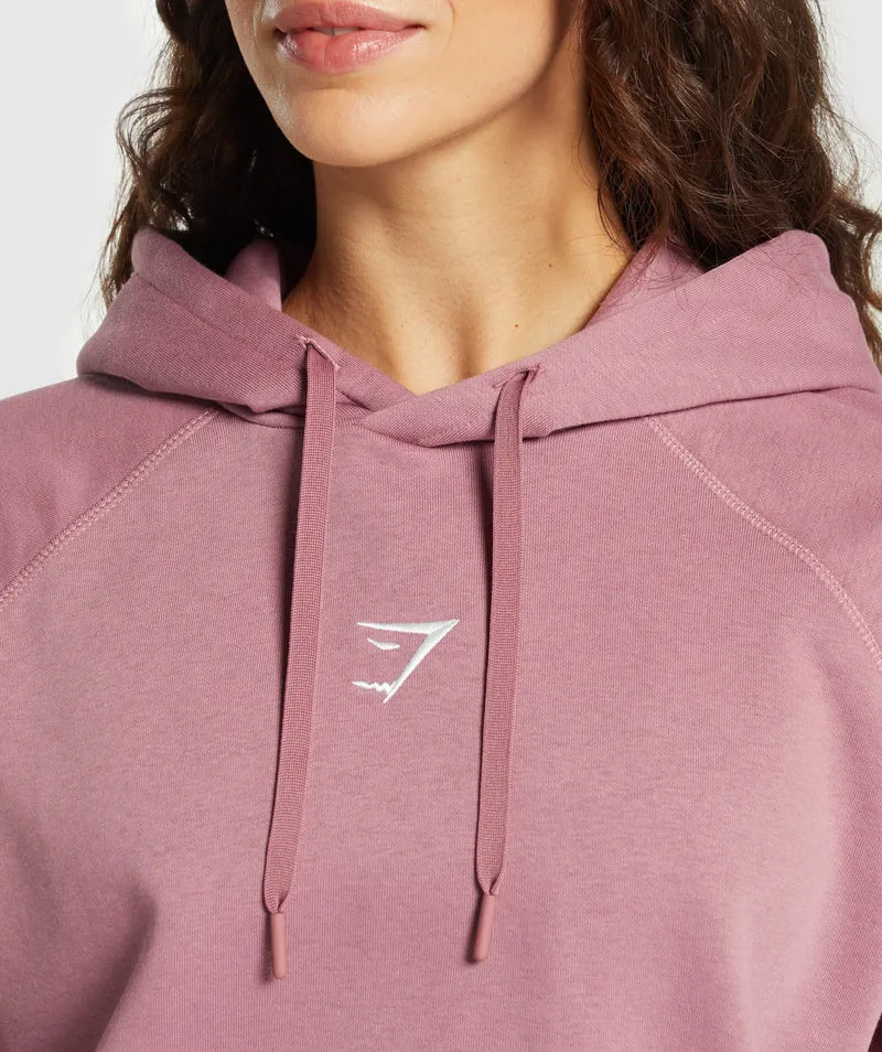 Gymshark Training Oversized Fleece Hoodie - Calm Pink