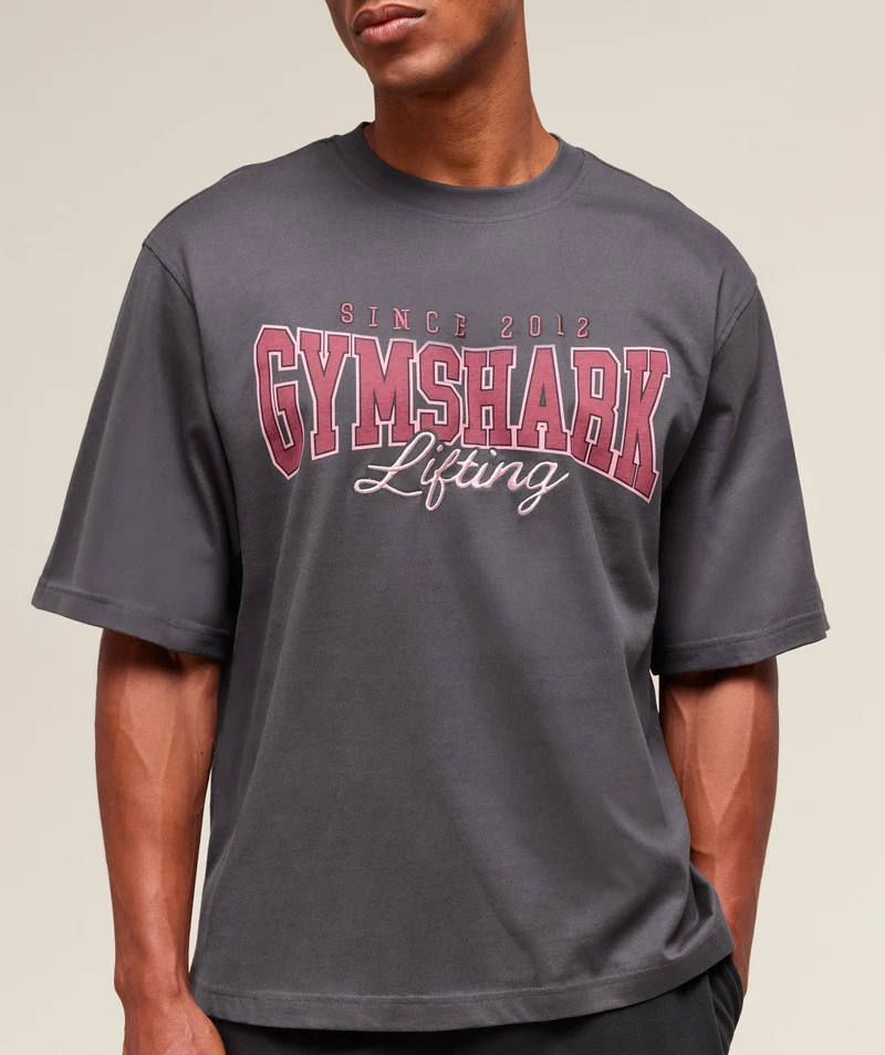 Gymshark Lifting Essentials T-Shirt - Onyx Grey
