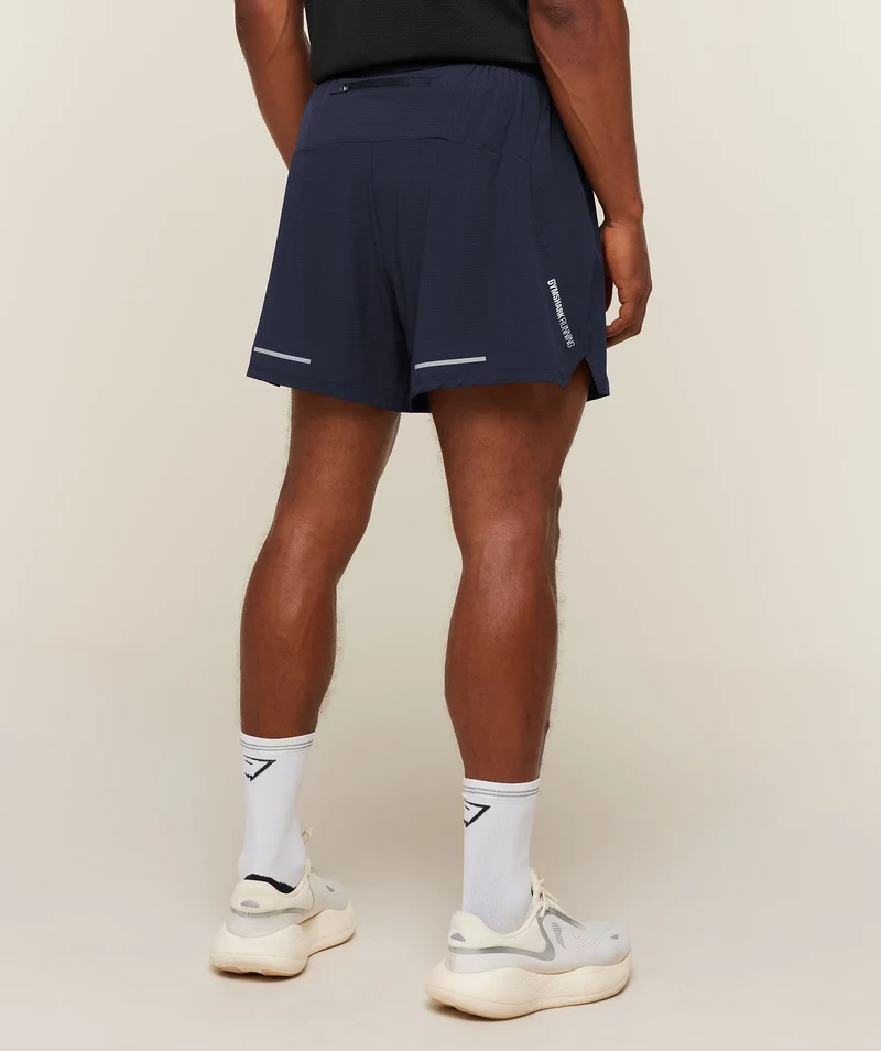 Gymshark Running 5" Shorts - Heavy Blue