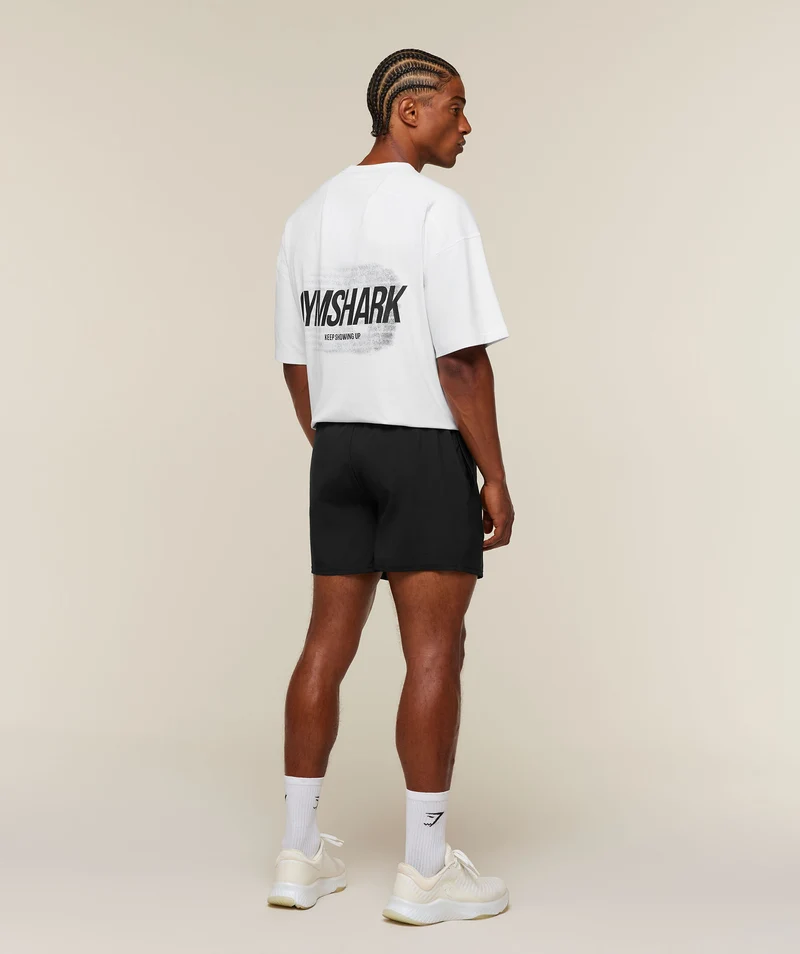 Gymshark Hybrid T-Shirt - White