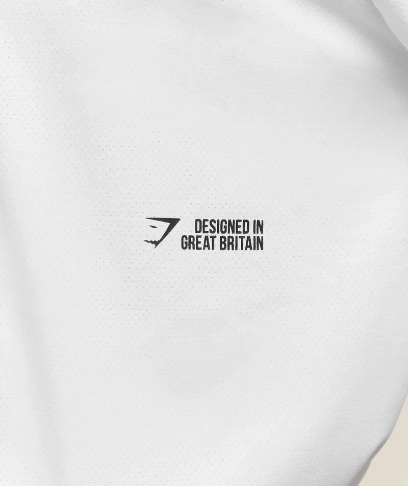 Gymshark Hybrid T-Shirt - White