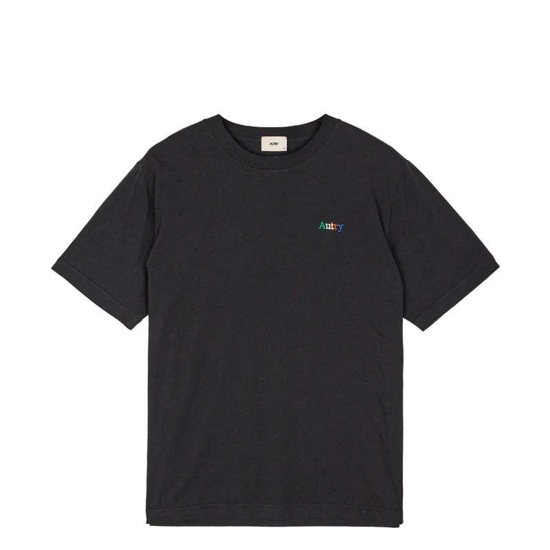 Autry Multicolor Embroidered Logo Tee