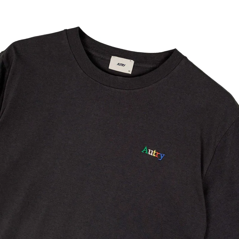 Autry Multicolor Embroidered Logo Tee