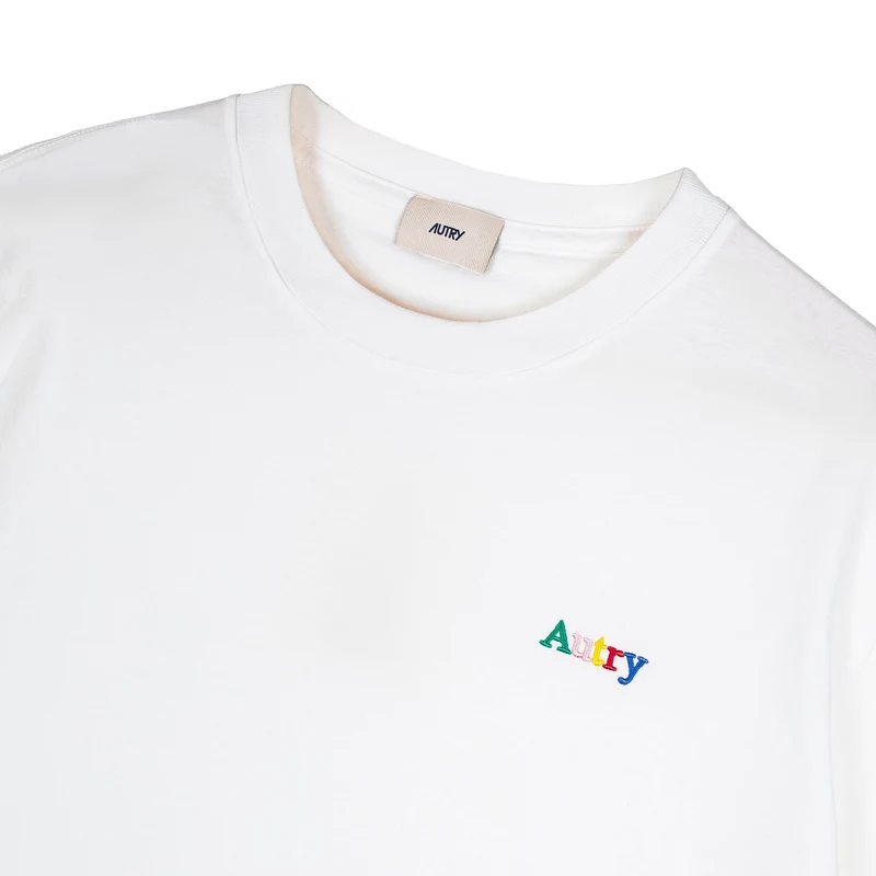 Autry Multicolor Embroidered Logo Tee