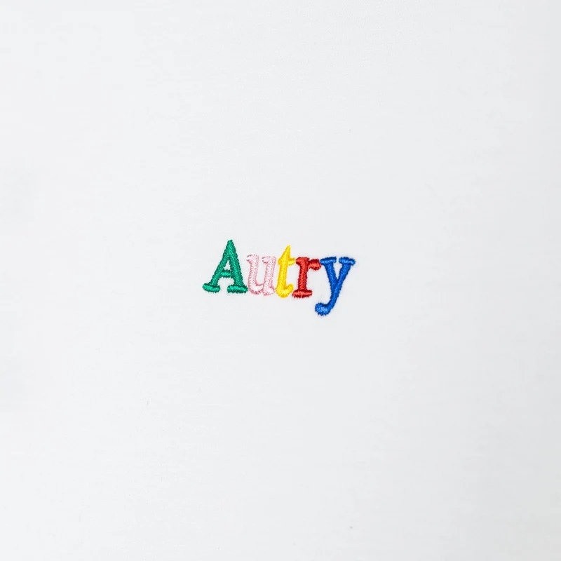 Autry Multicolor Embroidered Logo Tee