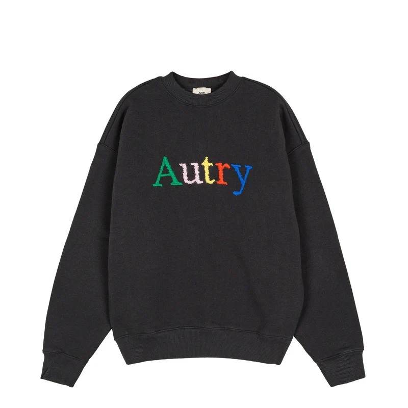 Autry Multicolor Embroidered Logo Sweatshirt