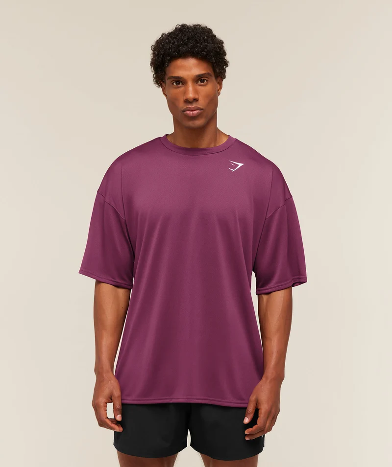 Gymshark Arrival Oversized T-Shirt - Strength Pink