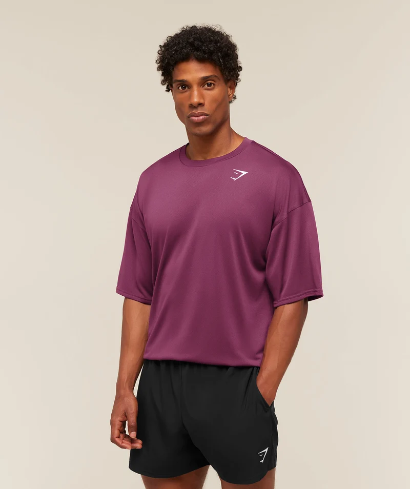 Gymshark Arrival Oversized T-Shirt - Strength Pink