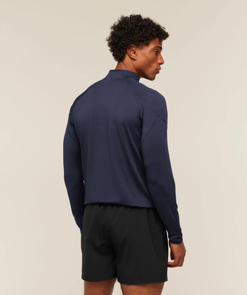 Gymshark Performance 1/4 Zip - Heavy Blue