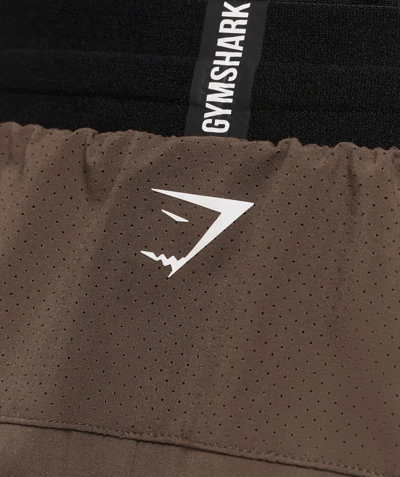 Gymshark Hybrid Shorts - Soft Brown