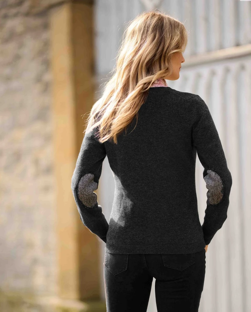 Damen Cardigan "Mara" in charcoal