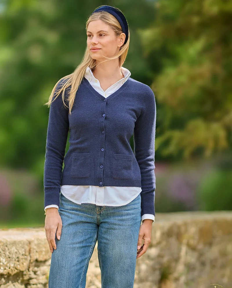 Damen Cardigan "Mara" in navy