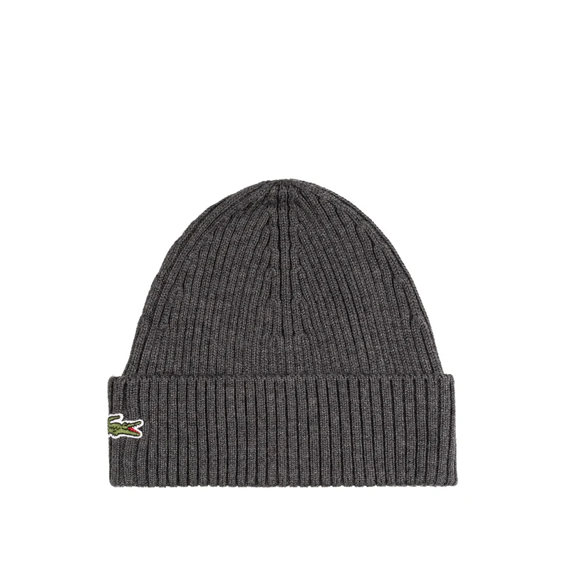 Lacoste Rib Knit Beanie