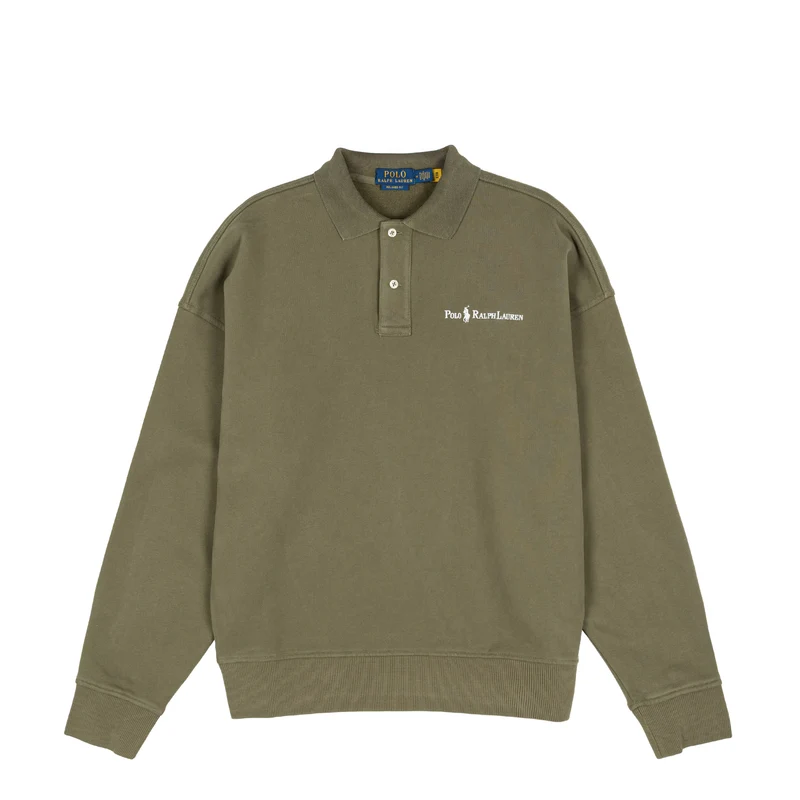 Polo Ralph Lauren Relaxed Fit Logo Collared Sweatshirt