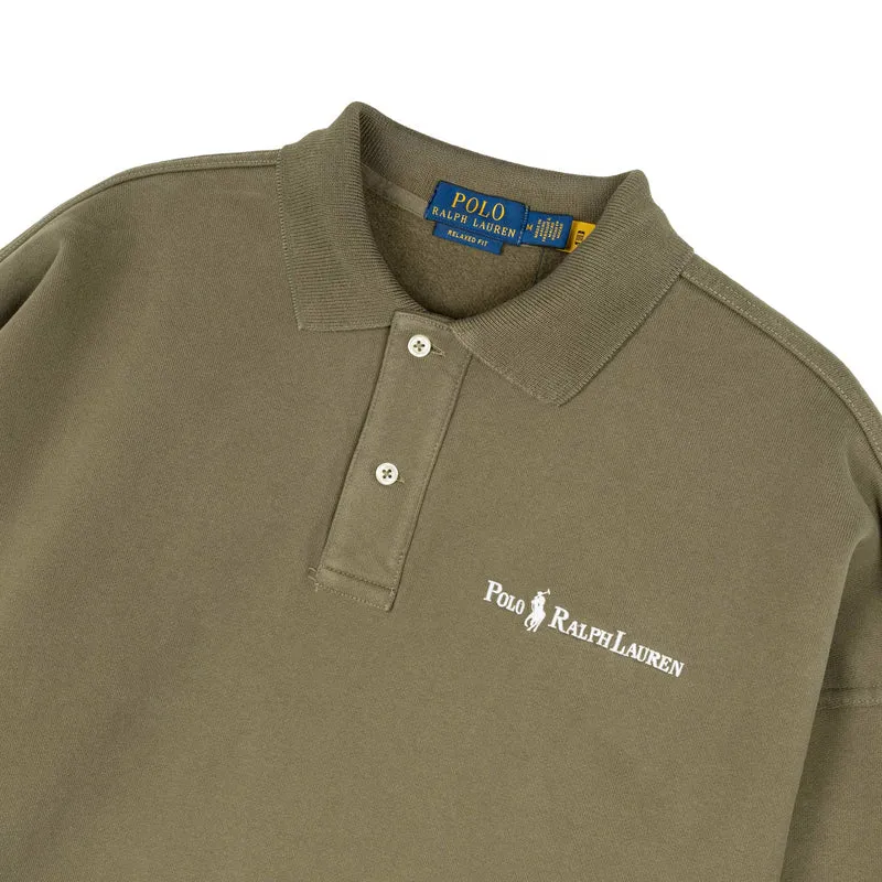 Polo Ralph Lauren Relaxed Fit Logo Collared Sweatshirt