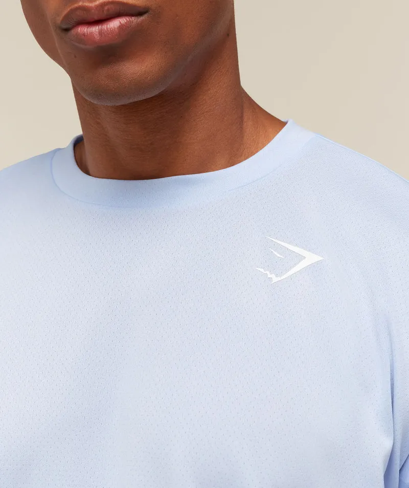 Gymshark Arrival Oversized Long Sleeve T-Shirt - Tranquil Blue