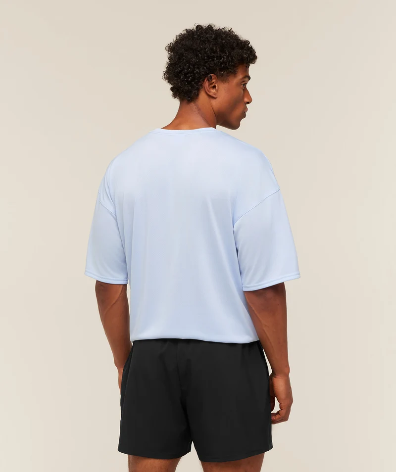 Gymshark Arrival Oversized T-Shirt - Tranquil Blue