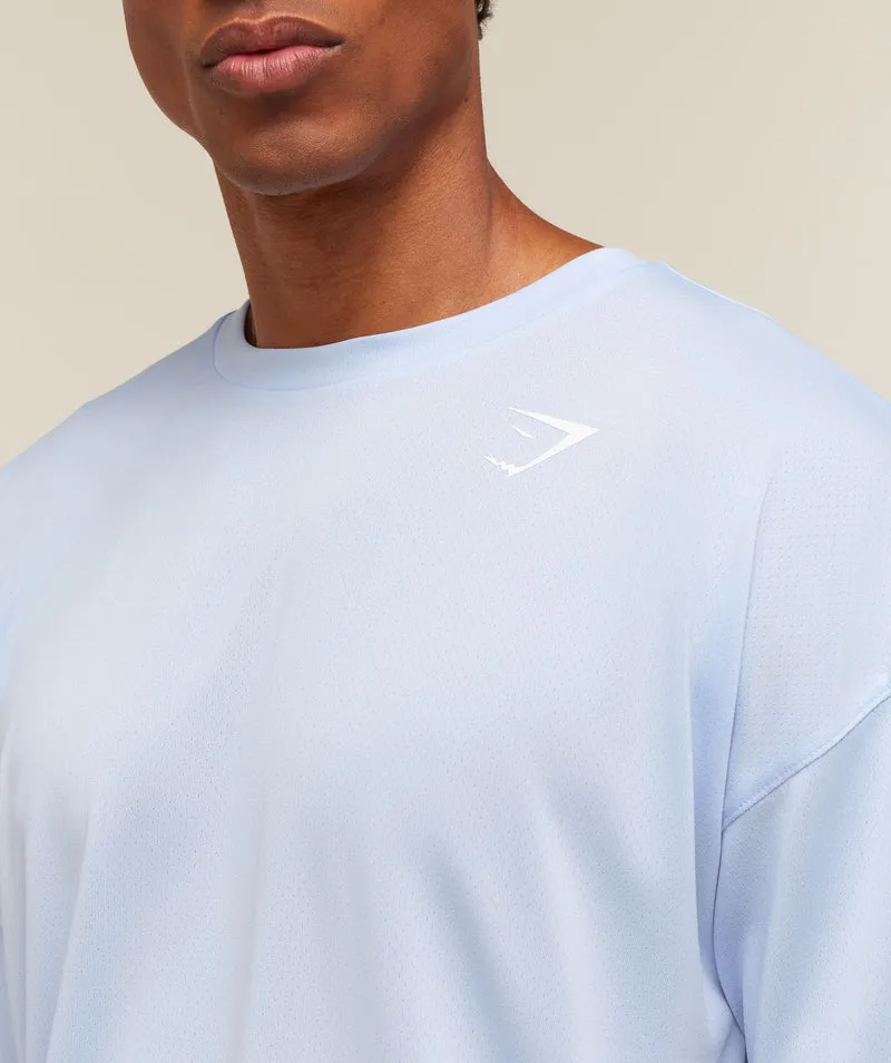 Gymshark Arrival Oversized T-Shirt - Tranquil Blue