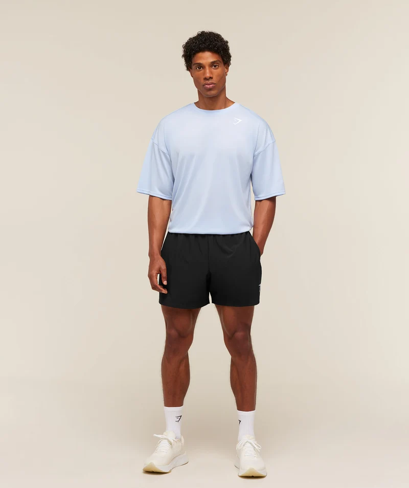 Gymshark Arrival Oversized T-Shirt - Tranquil Blue