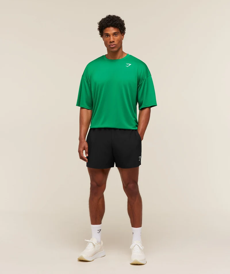 Gymshark Arrival Oversized T-Shirt - Track Green