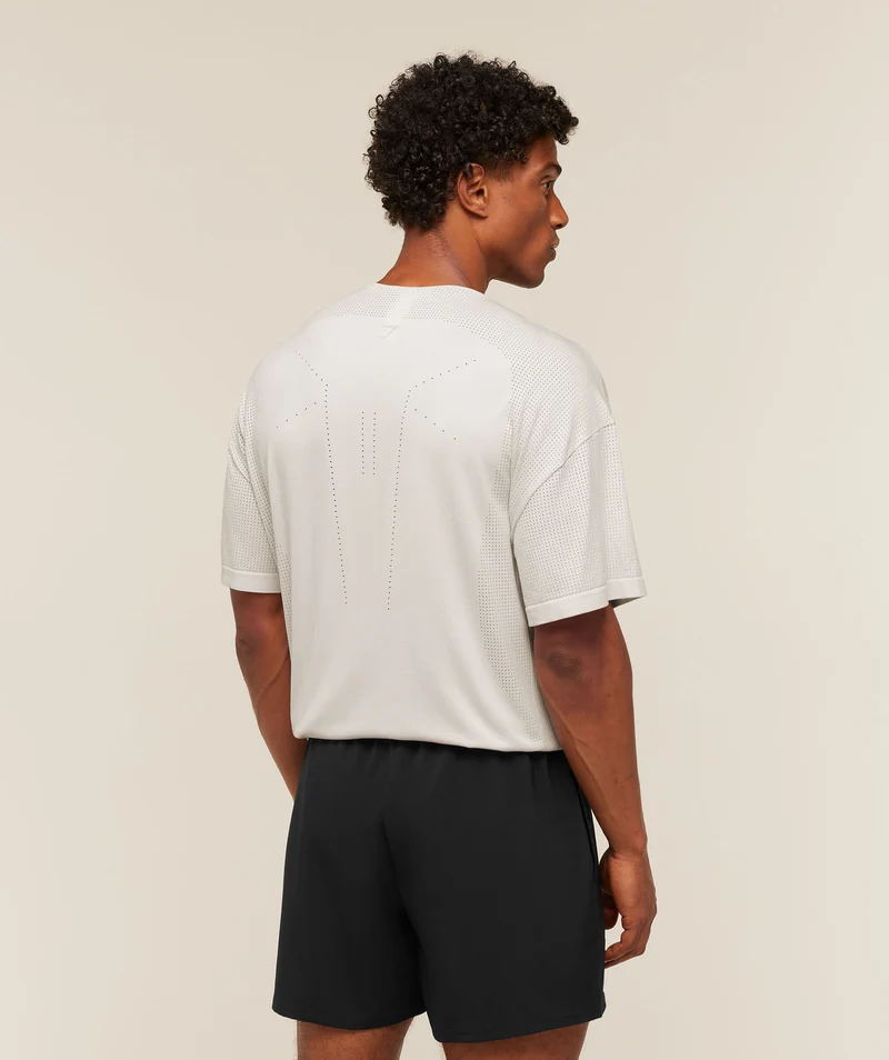 Gymshark Distance Seamless T-Shirt - Mist Grey