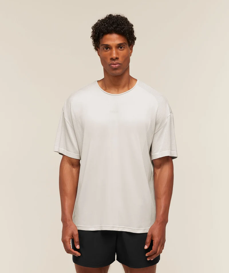 Gymshark Distance Seamless T-Shirt - Mist Grey