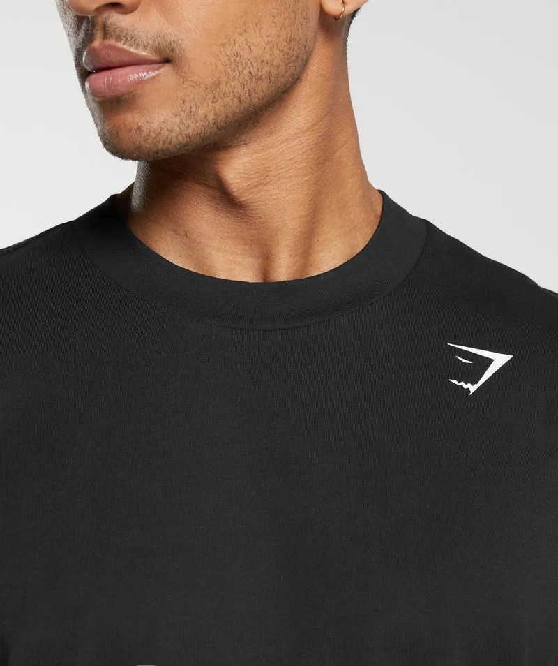 Gymshark Western Long Sleeve T-Shirt - Black