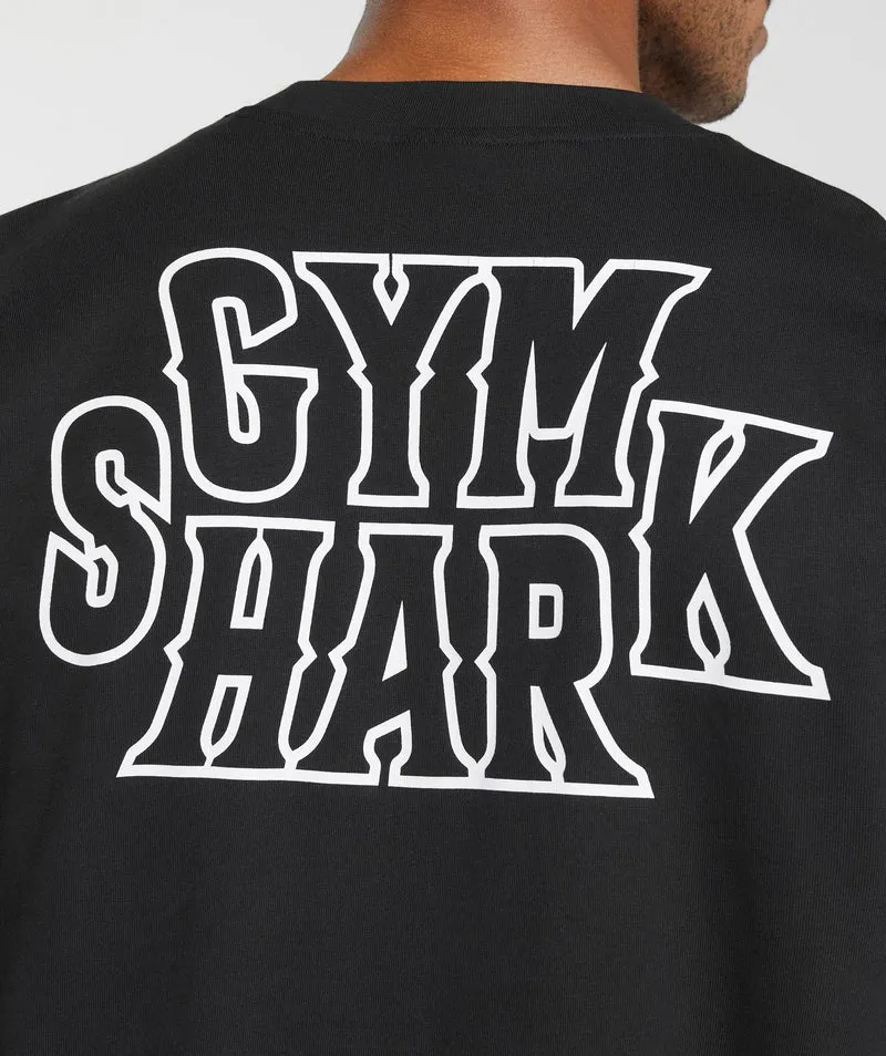 Gymshark Western Long Sleeve T-Shirt - Black