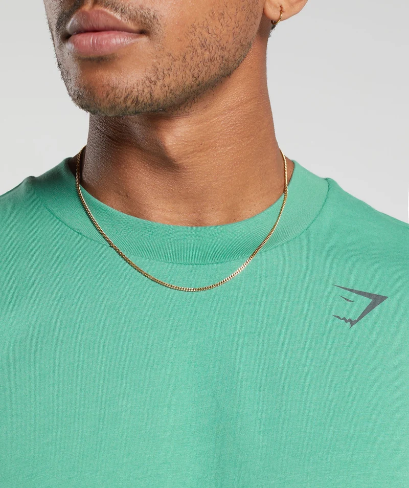 Gymshark Western Long Sleeve T-Shirt - Lagoon Green