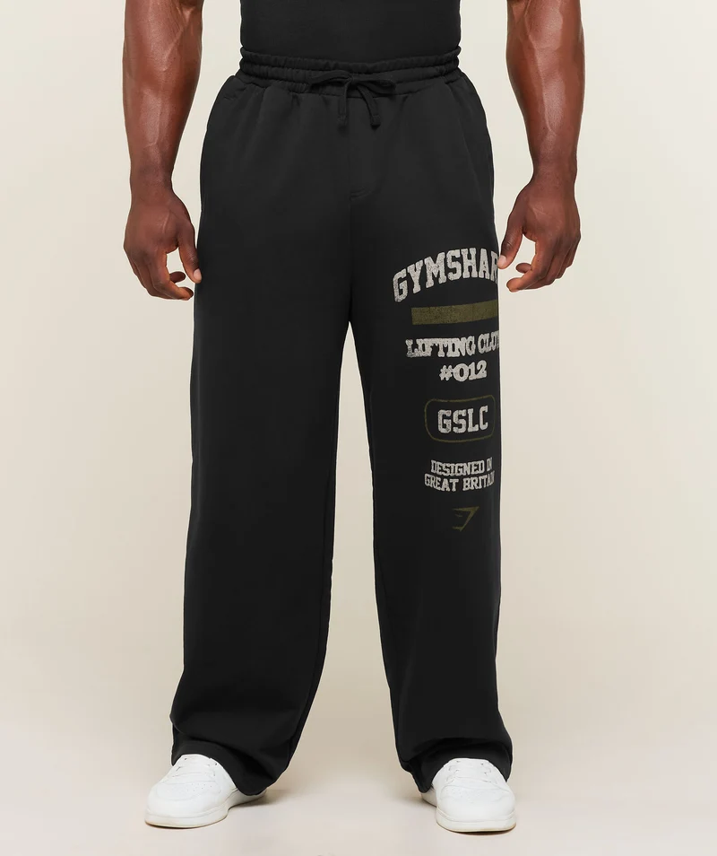 Gymshark Global Lifting Wide Leg Pants - Black