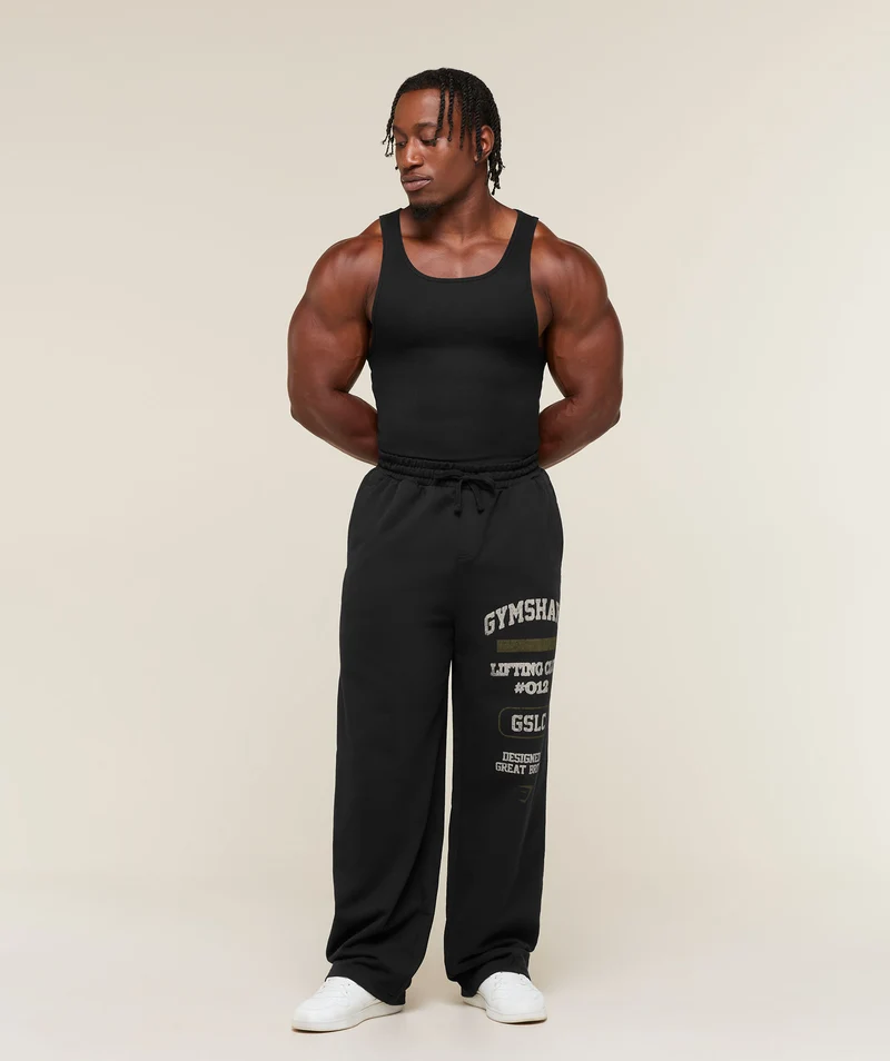 Gymshark Global Lifting Wide Leg Pants - Black
