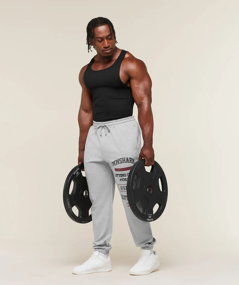 Gymshark Global Lifting Pants - Light Grey Core Marl