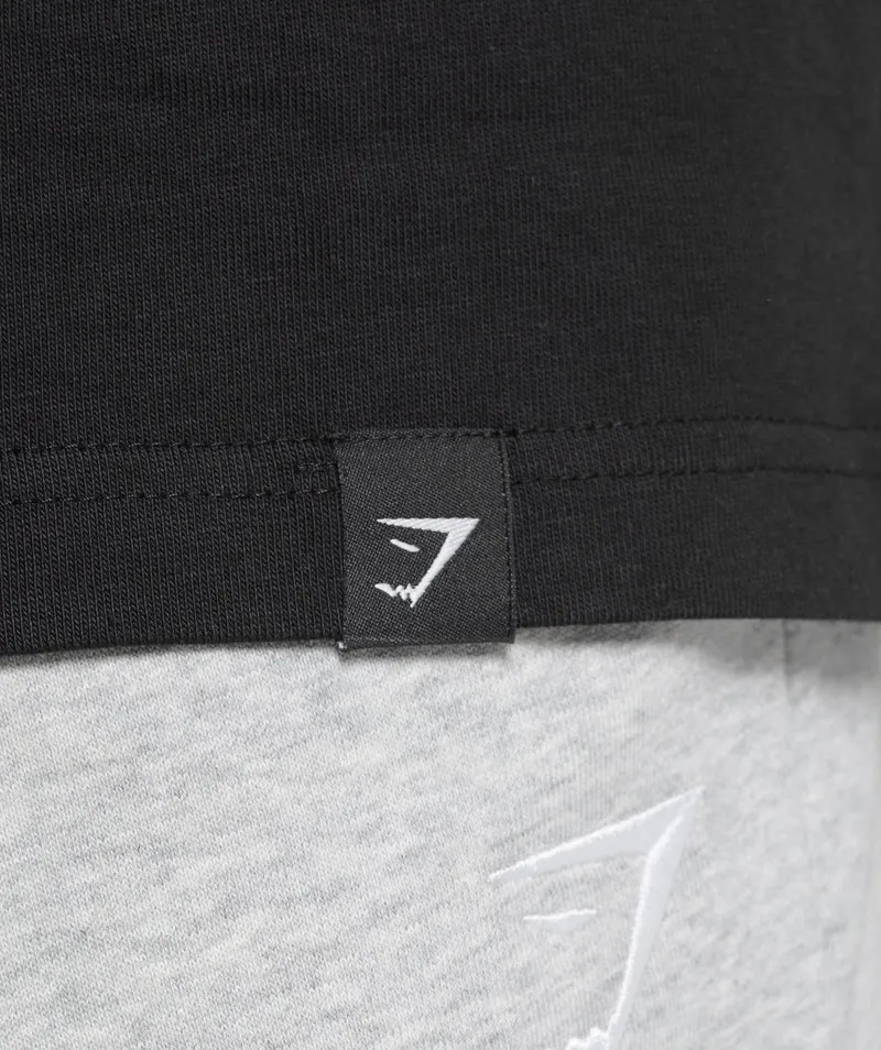 Gymshark Lifting Club Graphic T-Shirt - Black