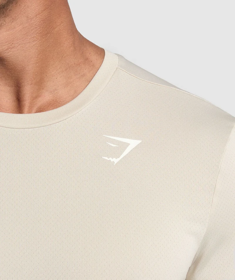 Gymshark Running Dept. T Shirt - Pebble Grey