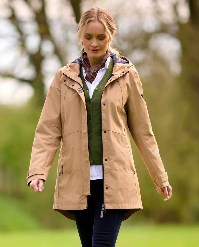 Damen Funktionsparka "Lilrock" in dark sand