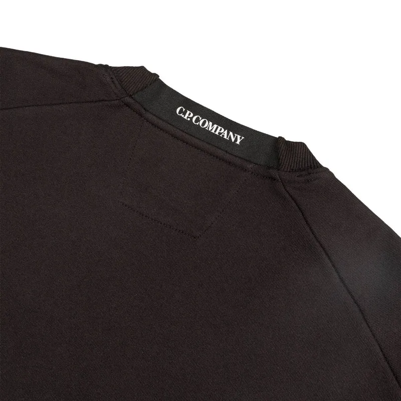 C.P. Company Diagonal Raised Fleece Crew Neck Lens Sweatshirt