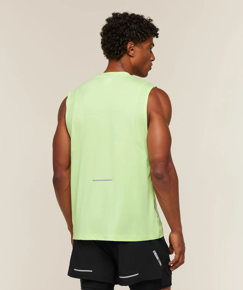 Gymshark Super Soft Running Tank - Pace Green