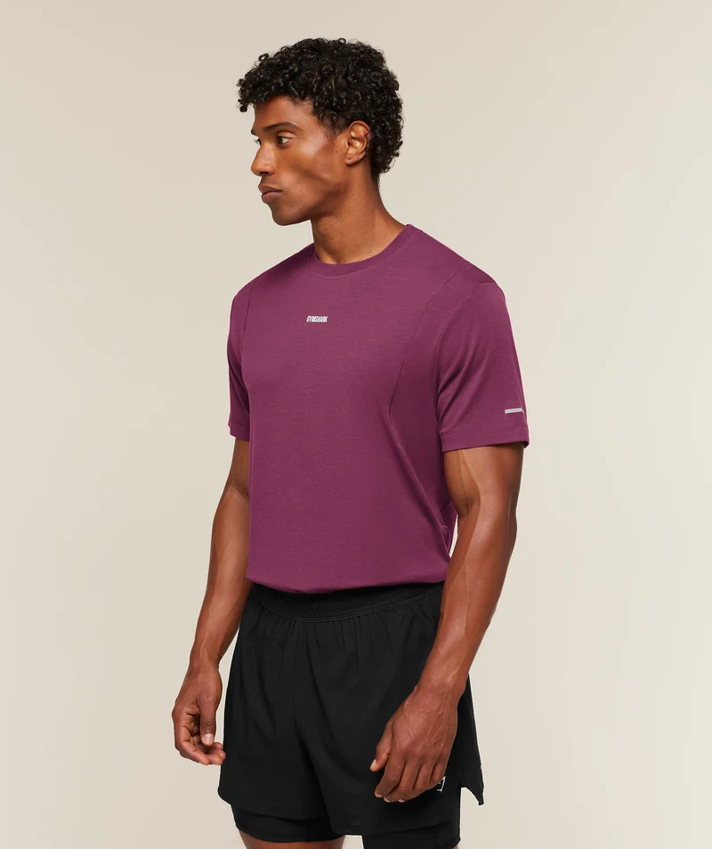 Gymshark Super Soft Running T-Shirt - Strength Pink