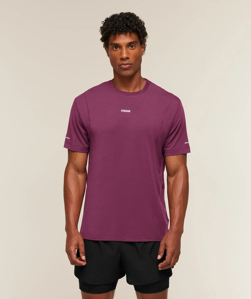 Gymshark Super Soft Running T-Shirt - Strength Pink