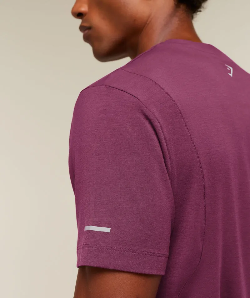 Gymshark Super Soft Running T-Shirt - Strength Pink