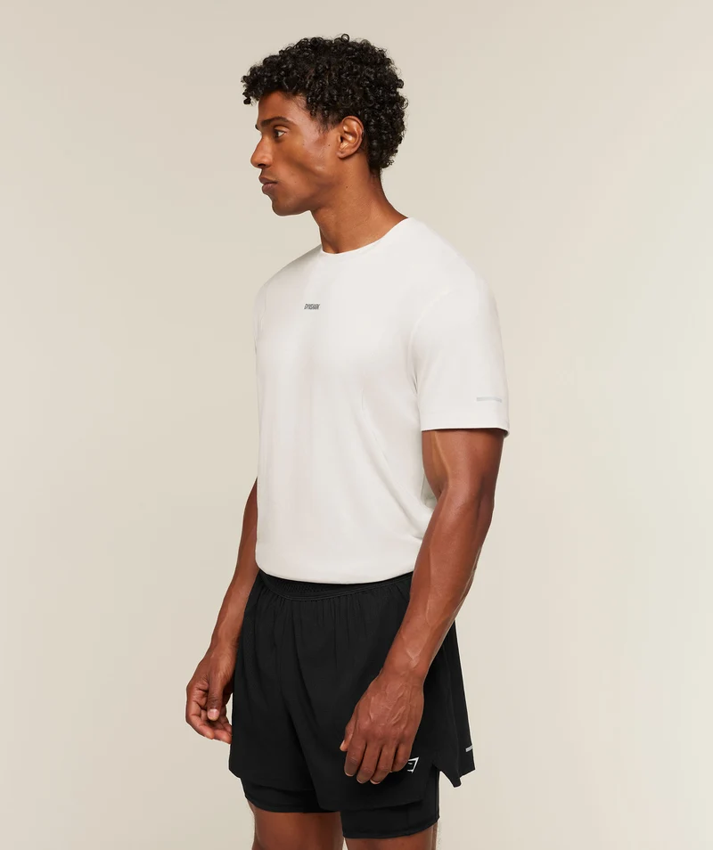 Gymshark Super Soft Running T-Shirt - Mist Grey