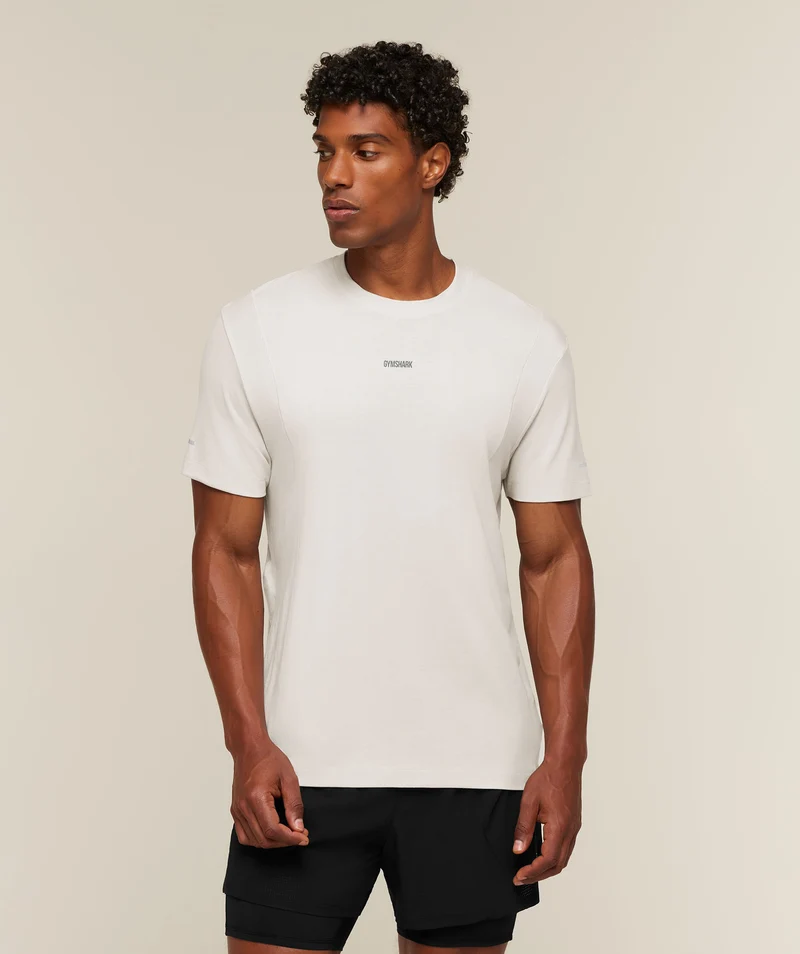 Gymshark Super Soft Running T-Shirt - Mist Grey