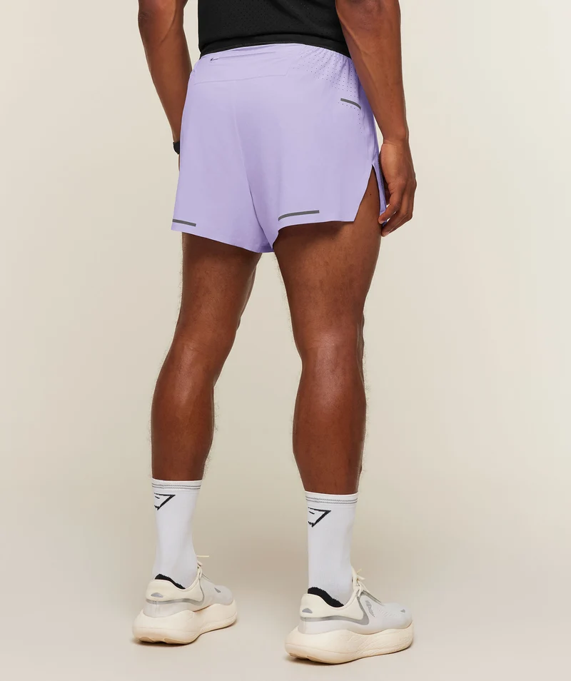 Gymshark Running Elite High Split Race Day Shorts - Pace Purple