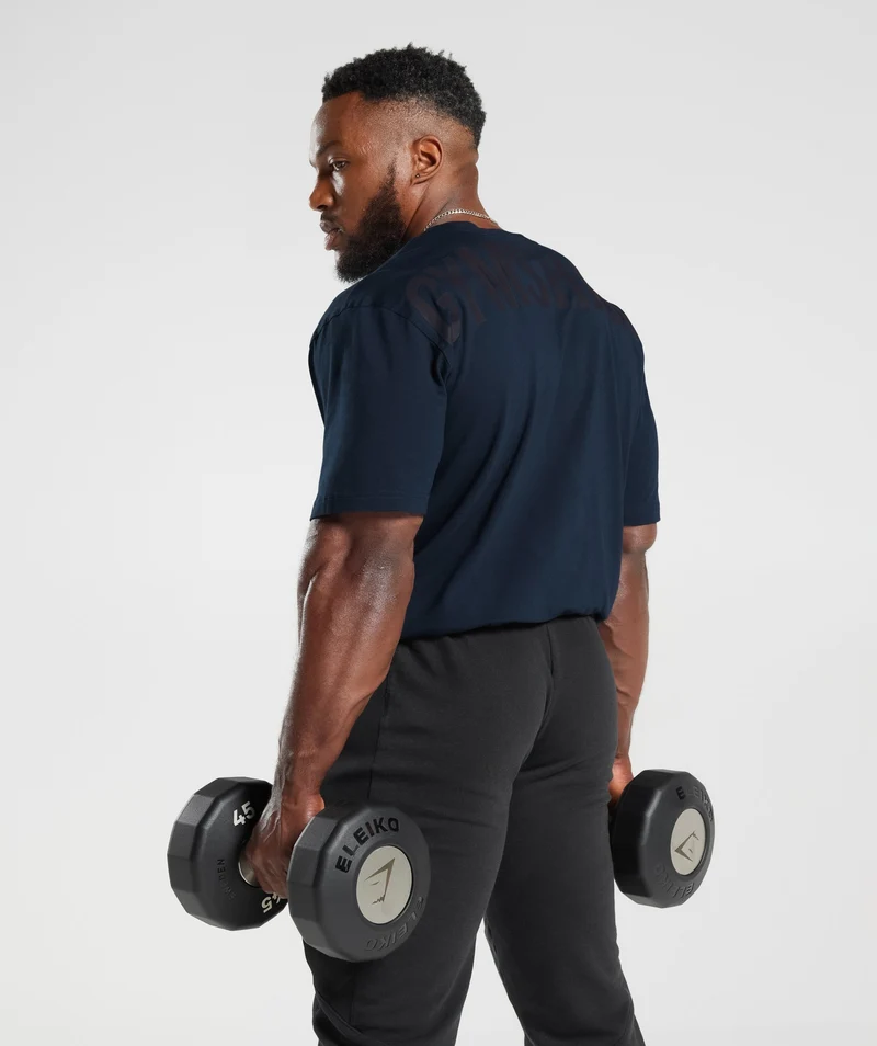 Gymshark Power T-Shirt - Navy