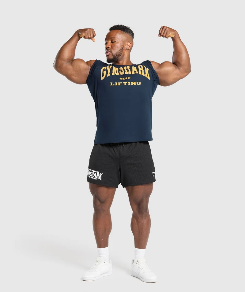 Gymshark 2012 Lifting T-Shirt - Navy