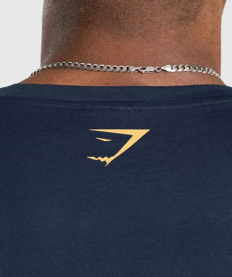 Gymshark 2012 Lifting T-Shirt - Navy