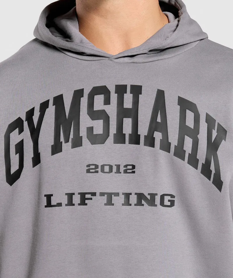 Gymshark 2012 Lifting Hoodie - Medium Grey