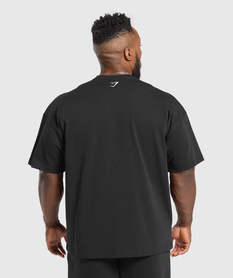 Gymshark Shark T-Shirt - Black